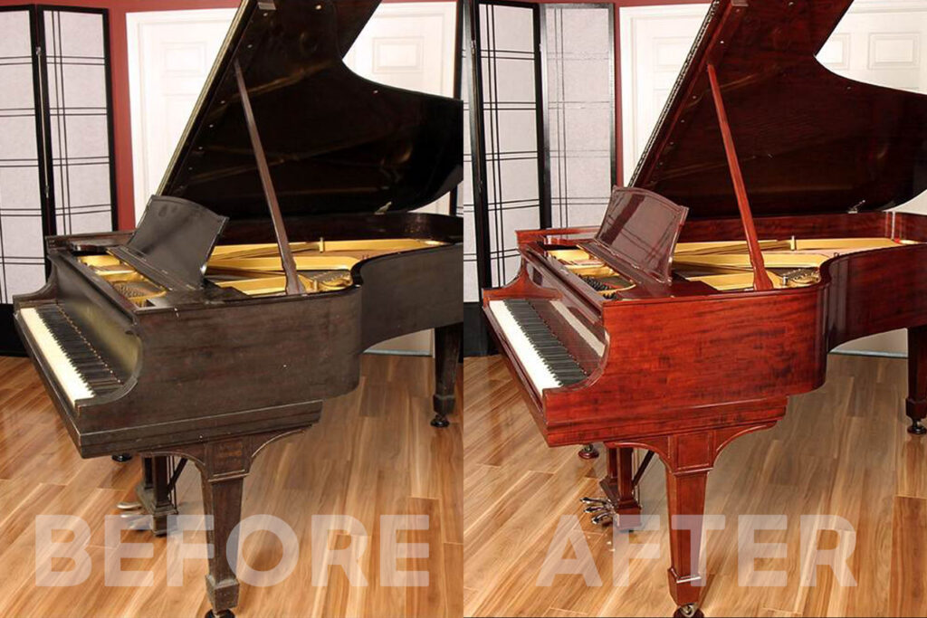 Restoration, before and after