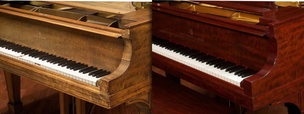 Walnut to mahogany